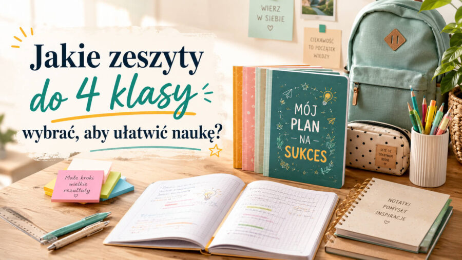 Jakie zeszyty do 4 klasy wybrać, aby ułatwić naukę?