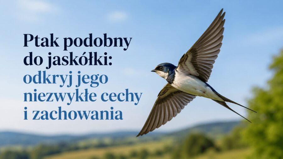Ptak podobny do jaskółki: odkryj jego niezwykłe cechy i zachowania